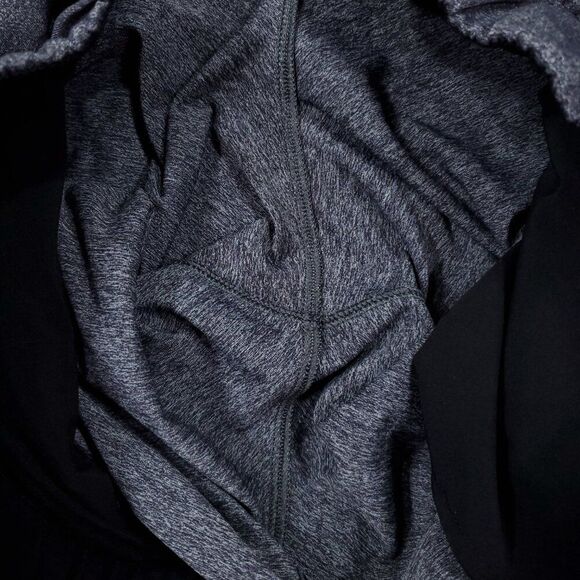 Lululemon On The Fly Pants 27" Gray Heathered Black Size 8 Stretch Ankle - Picture 4 of 8